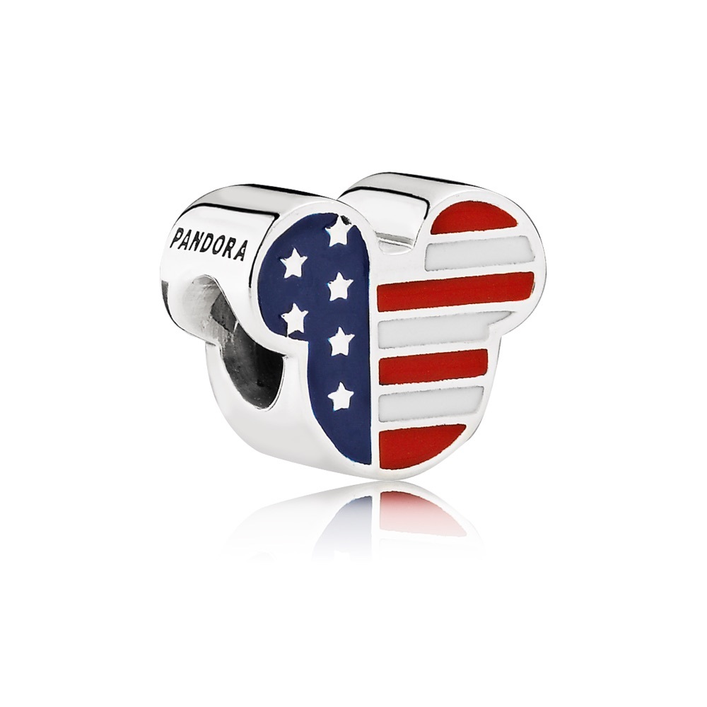 Pandora Disney Mickey USA Charm 🇺🇸
